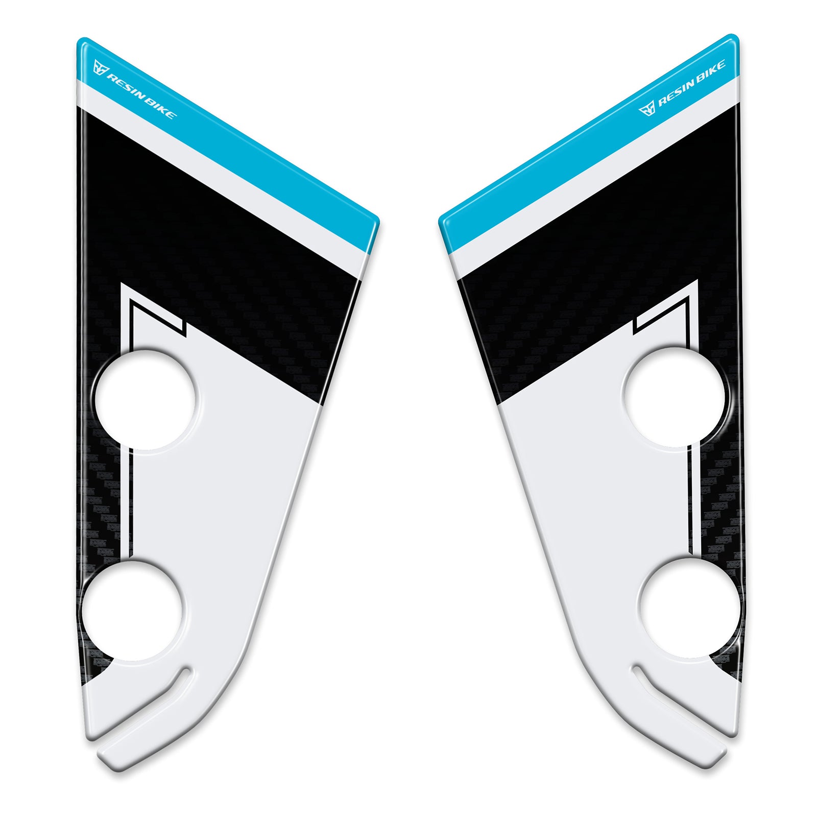 Resin Bike 3D Motorcycle Stickers - Side Panels | Yamaha MT-07 2025>Current - Pyramid Motorcycle Accessories