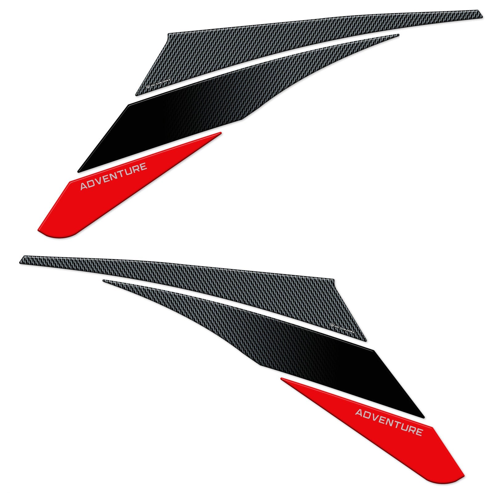Resin Bike 3D Motorcycle Stickers - Tank Sides | Morbidelli T 1002 VX 2024>2026 - Pyramid Motorcycle Accessories
