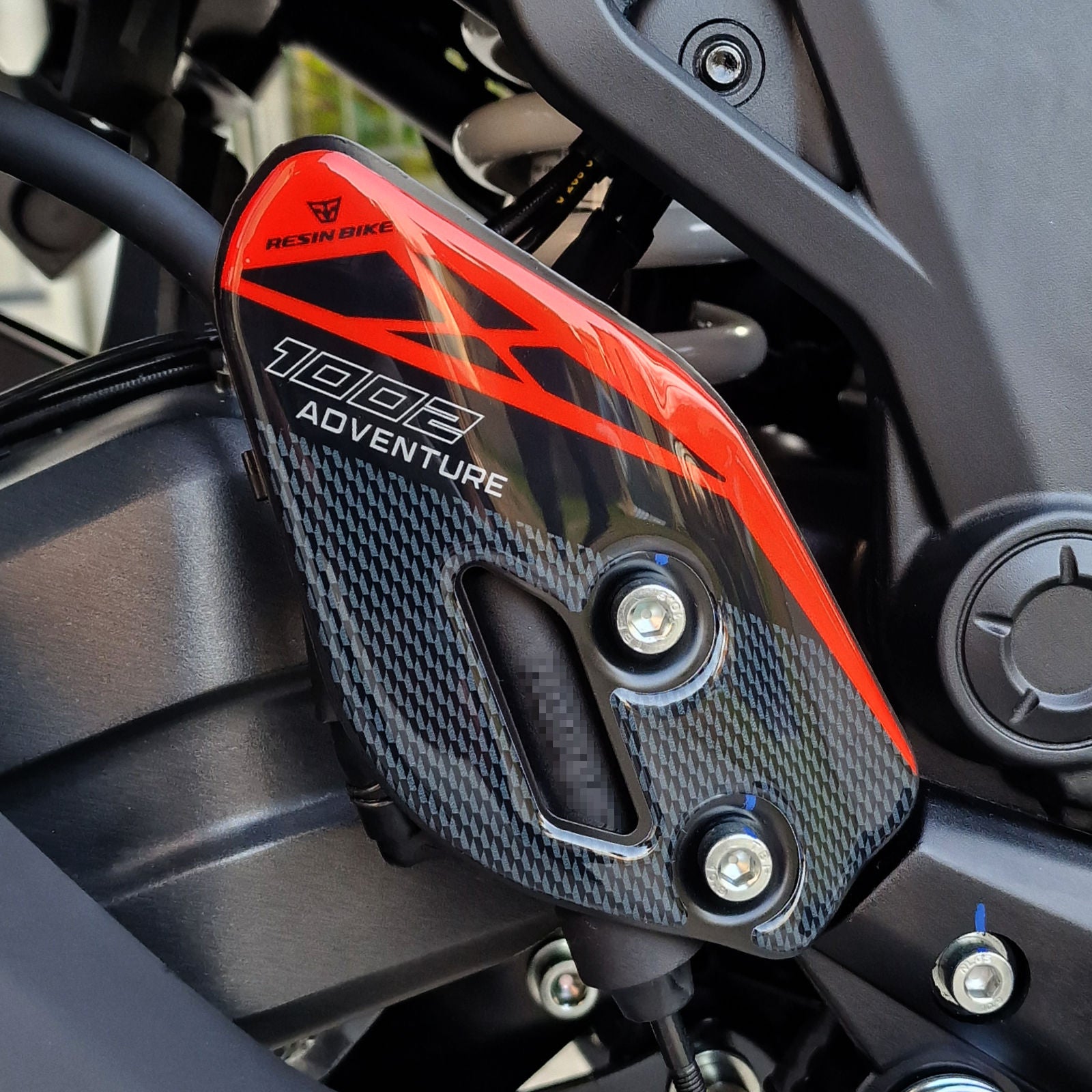 Resin Bike 3D Motorcycle Stickers - Heel Pads | Morbidelli T 1002 VX 2019>2020 - Pyramid Motorcycle Accessories