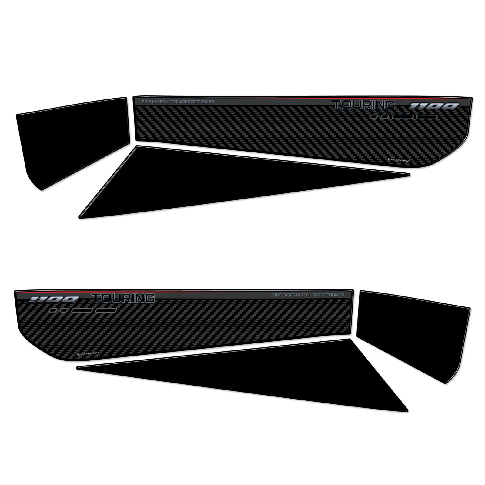 Resin Bike 3D Motorcycle Stickers - Panniers | Honda NT 1100 2025>2026 RB-1000764600002 - Pyramid Motorcycle Accessories