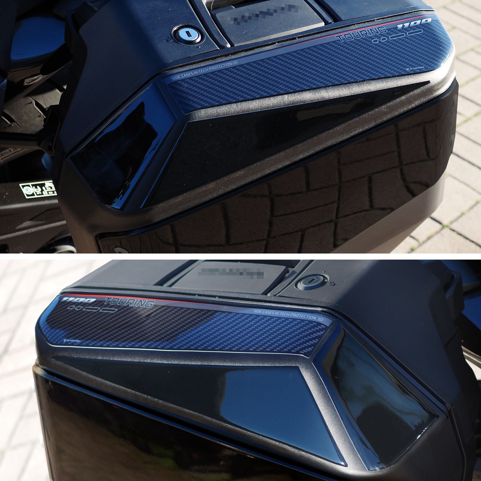 Resin Bike 3D Motorcycle Stickers - Panniers | Honda NT 1100 2025>2026 RB-1000764600002 - Pyramid Motorcycle Accessories