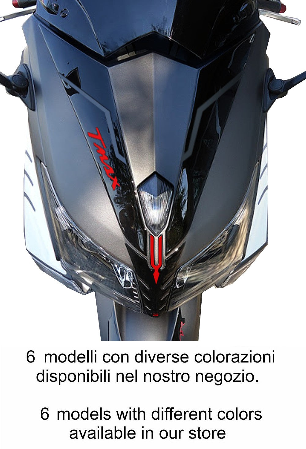 Resin Bike 3D Motorcycle Stickers - Frontal Area | Yamaha TMAX 530 2012>2014 RB-B1526F82 - Pyramid Motorcycle Accessories