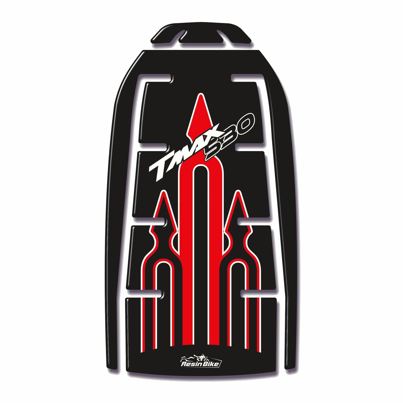 Resin Bike 3D Motorcycle Stickers - Fuel Cap | Yamaha TMAX 530 2017>2019 RB-IF_88FDDB3B - Pyramid Motorcycle Accessories