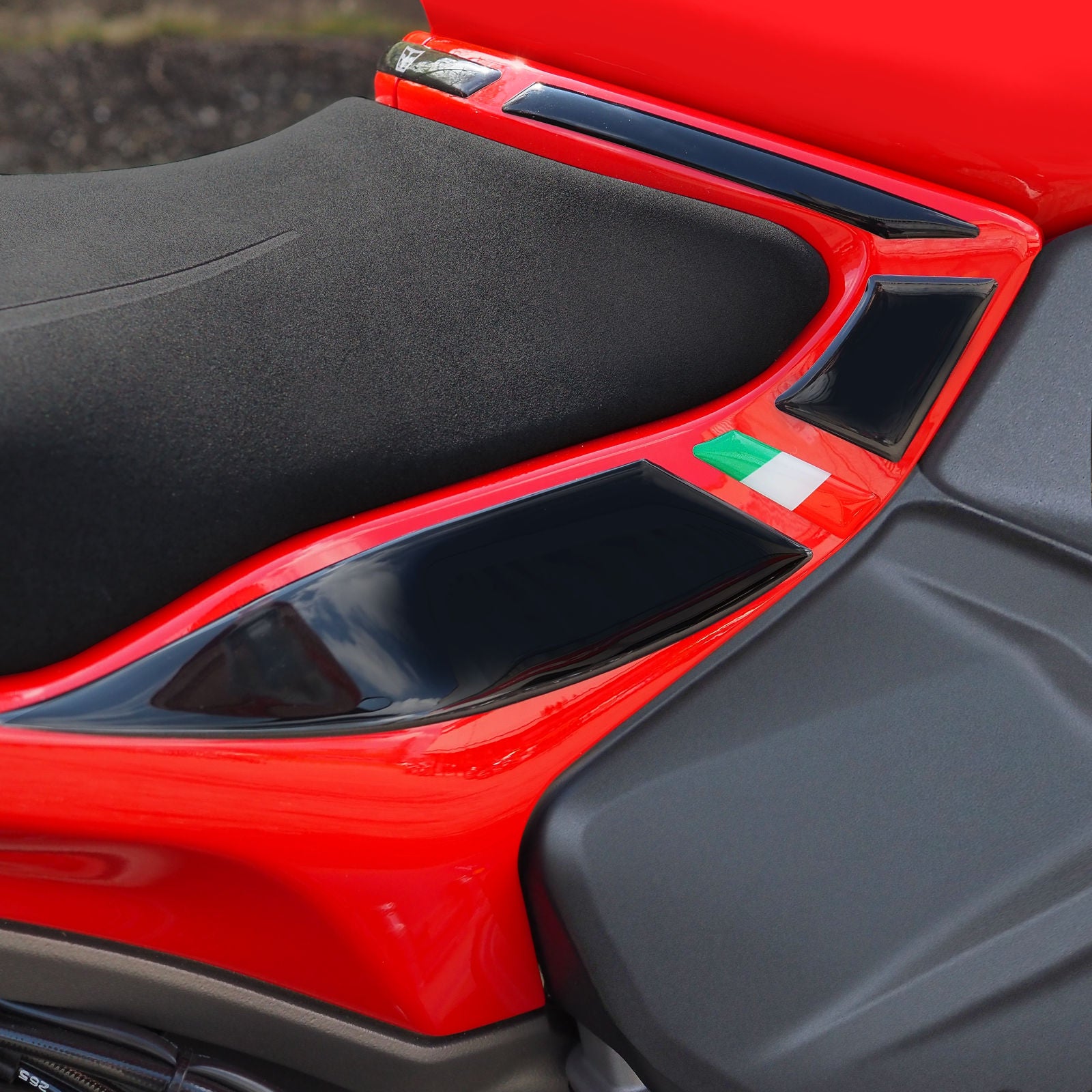 Resin Bike 3D Motorcycle Stickers - Underseat | Ducati Panigale V2 2025>2026 - Pyramid Motorcycle Accessories
