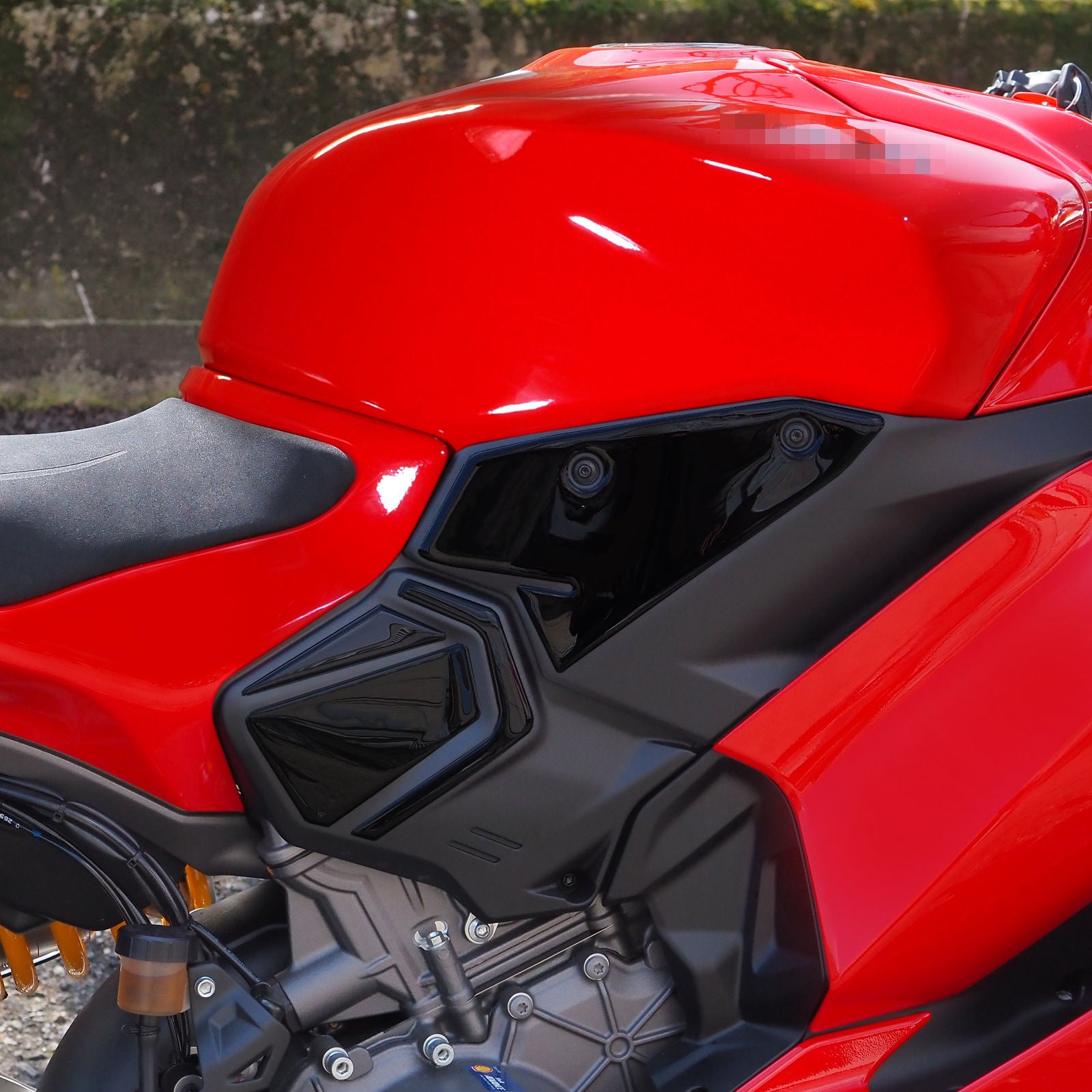 Resin Bike 3D Motorcycle Stickers - Side Panels | Ducati Panigale V2 2025>2026 - Pyramid Motorcycle Accessories