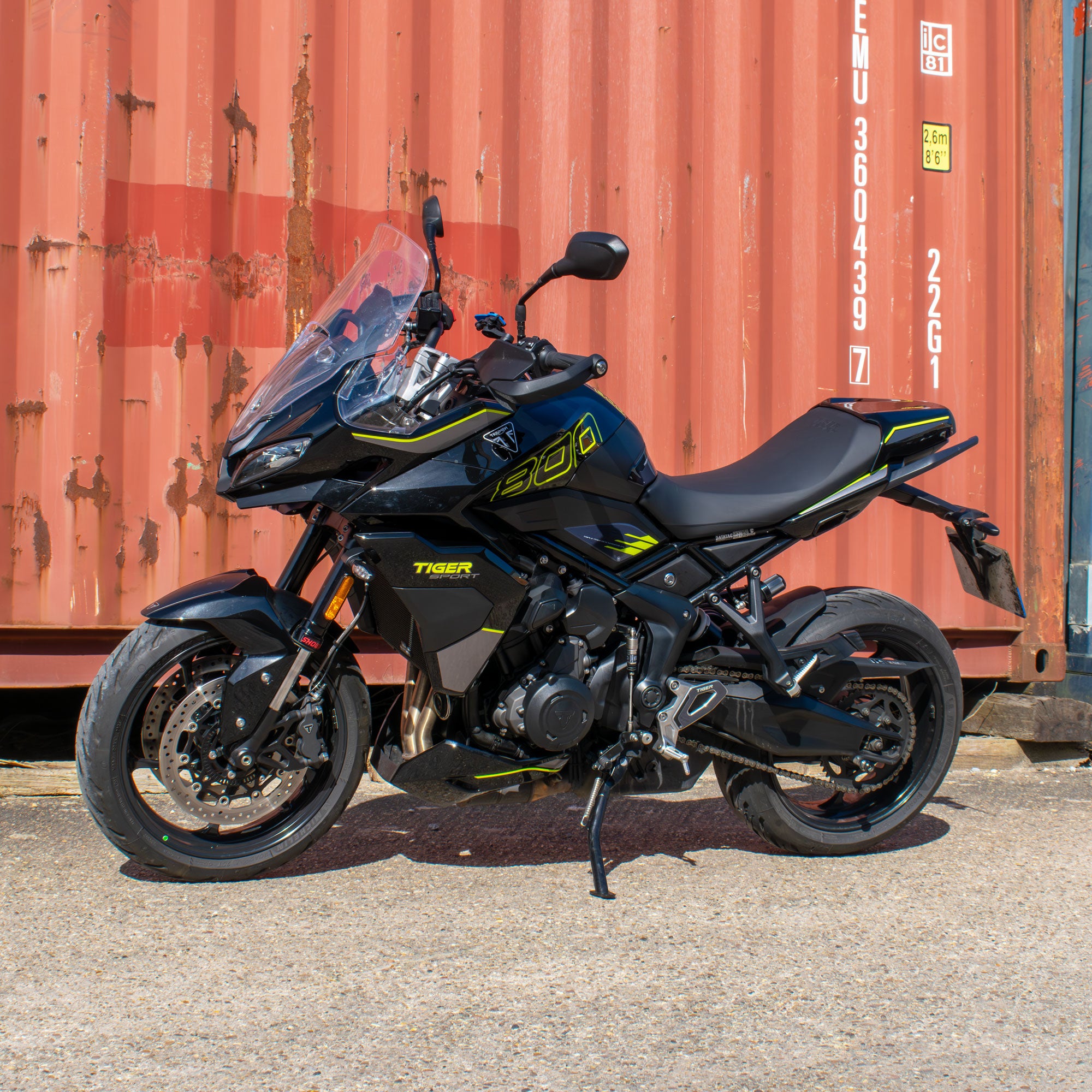 Pyramid Seat Cowl | Cosmic Yellow | Triumph Tiger Sport 800 2025>Current - Pyramid Motorcycle Accessories