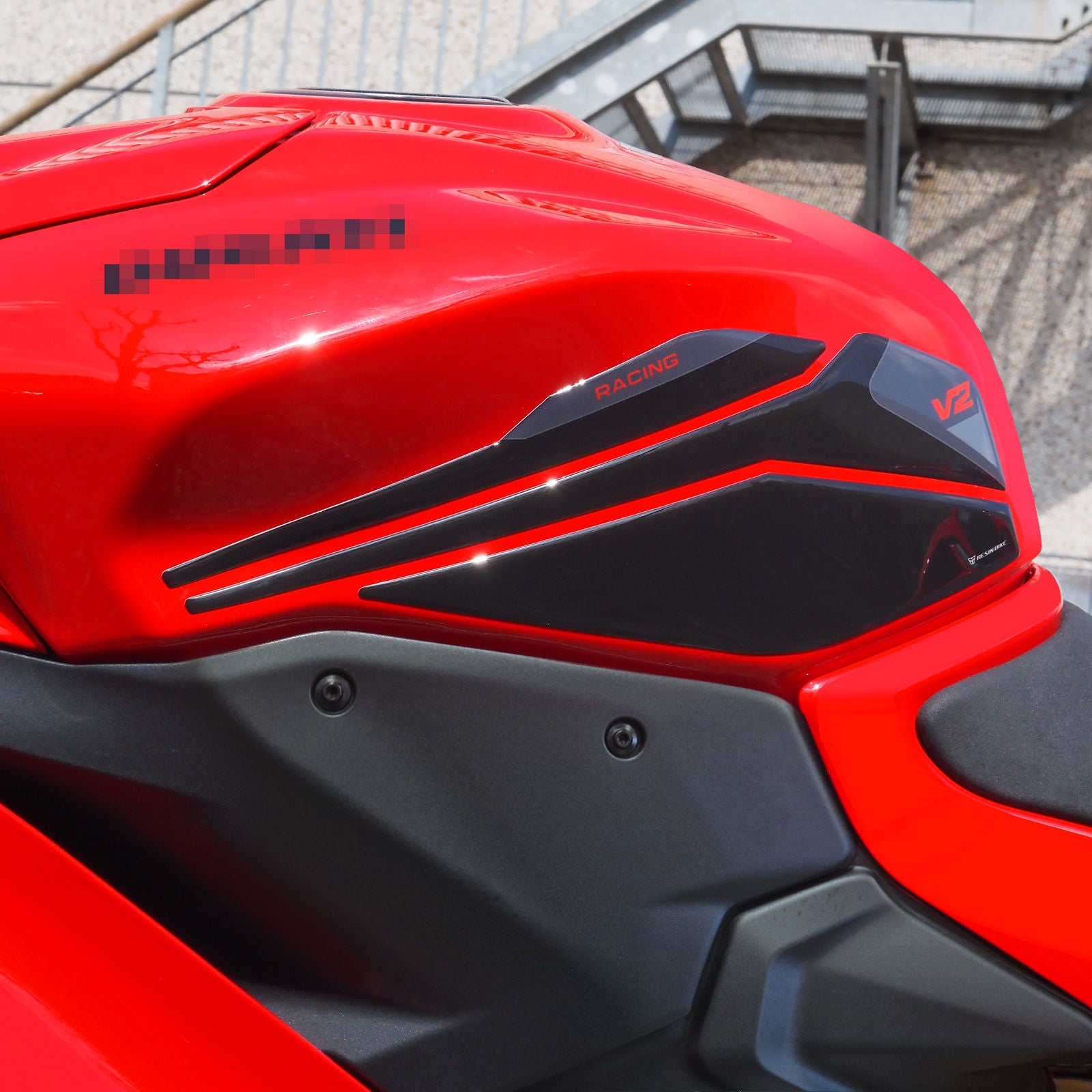 Resin Bike 3D Motorcycle Stickers - Full Kit | Ducati Panigale V2 2025>2026 - Pyramid Motorcycle Accessories