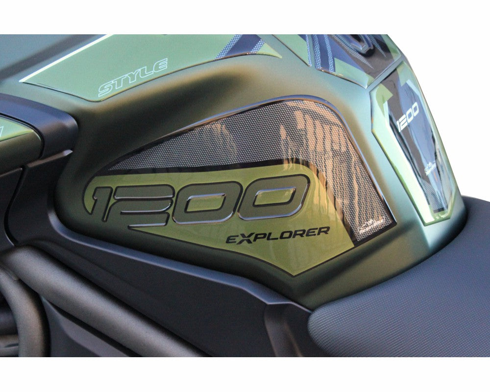 Resin Bike 3D Motorcycle Stickers - Tank Sides | Triumph Tiger 1200 2016>2017 - Pyramid Motorcycle Accessories