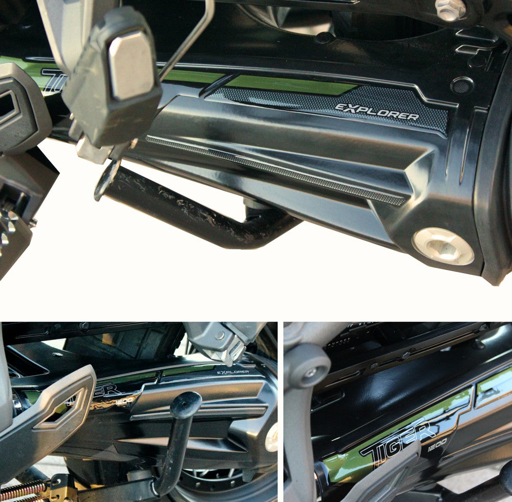 Resin Bike 3D Motorcycle Stickers - Swingarm | Triumph Tiger 1200 2011>2020 RB-B3N92800 - Pyramid Motorcycle Accessories