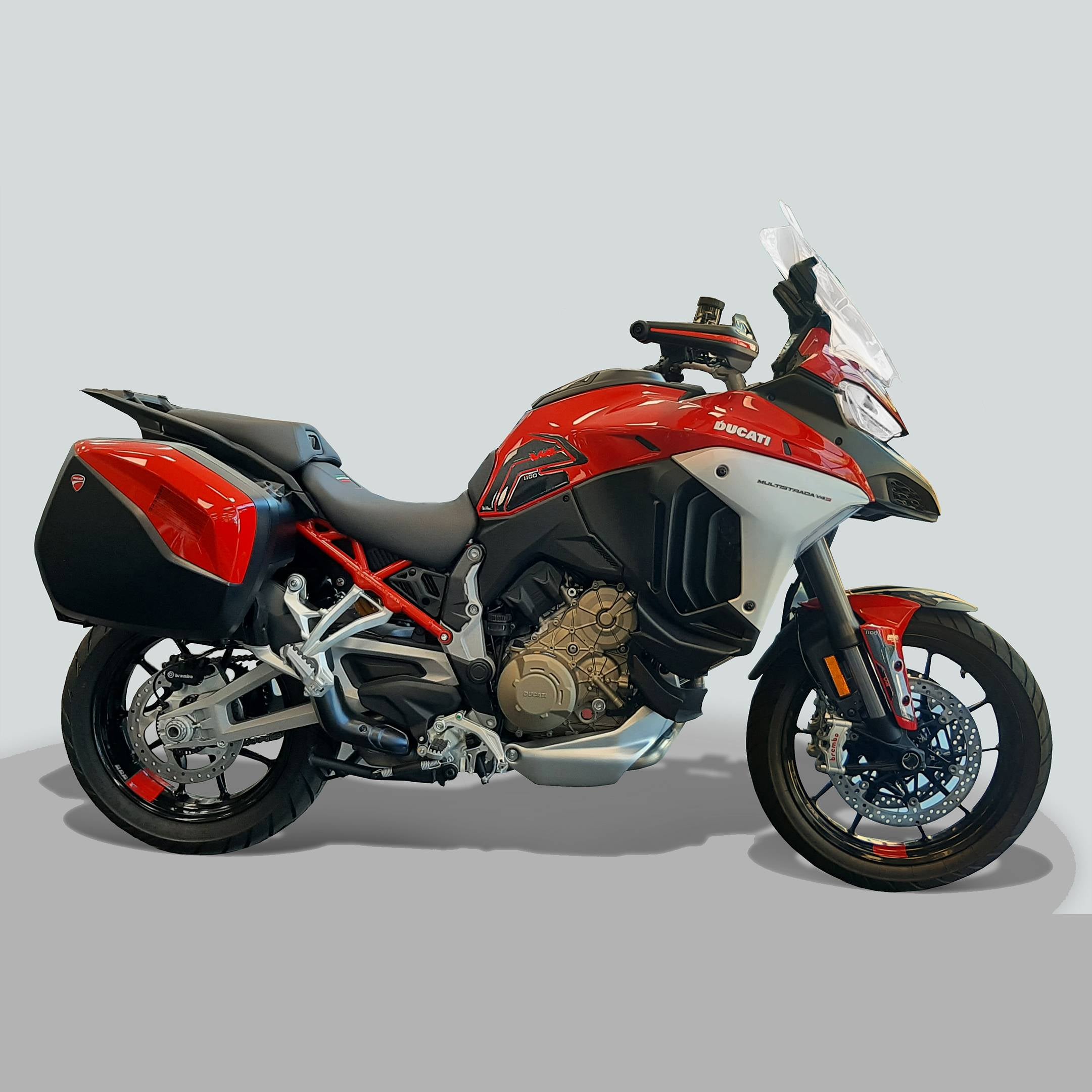 Resin Bike 3D Motorcycle Stickers - Basic Kit | Ducati Multistrada V4 1100 2021>2023 - Pyramid Motorcycle Accessories