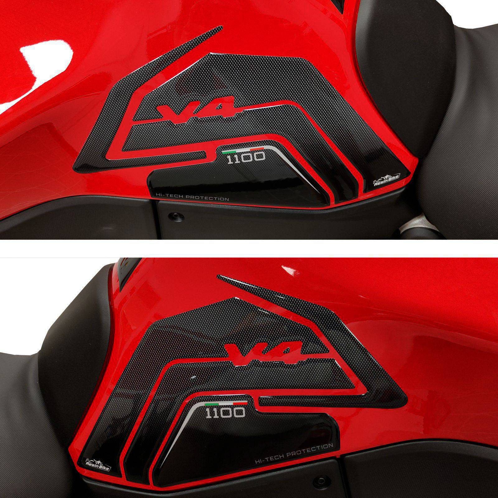 Resin Bike 3D Motorcycle Stickers - Basic Kit | Ducati Multistrada V4 1100 2021>2023 - Pyramid Motorcycle Accessories