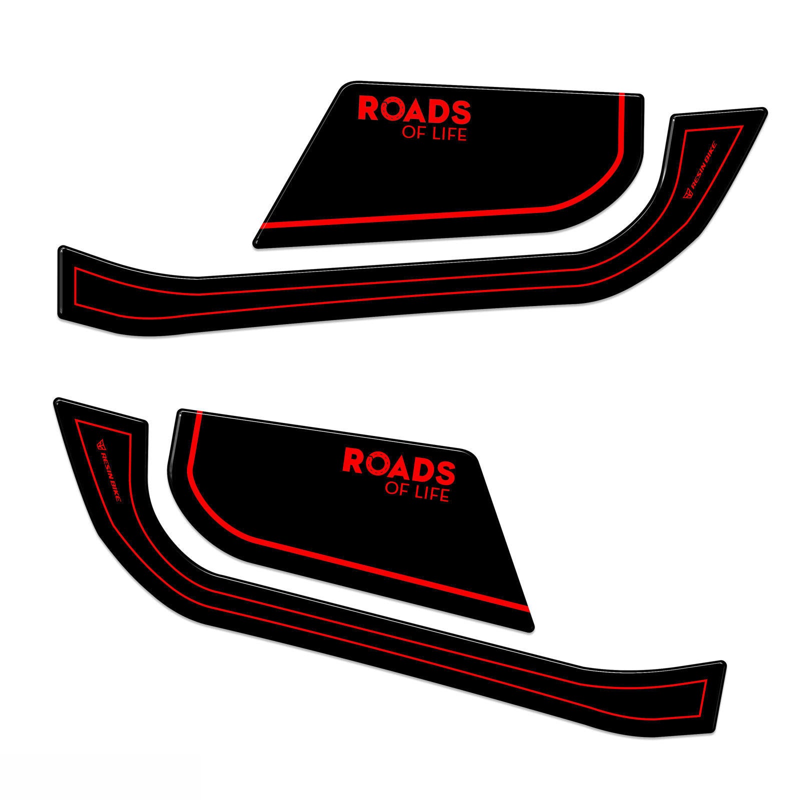 Resin Bike 3D Motorcycle Stickers - Handguards | Yamaha Tracer 9 2025>2026 - Pyramid Motorcycle Accessories