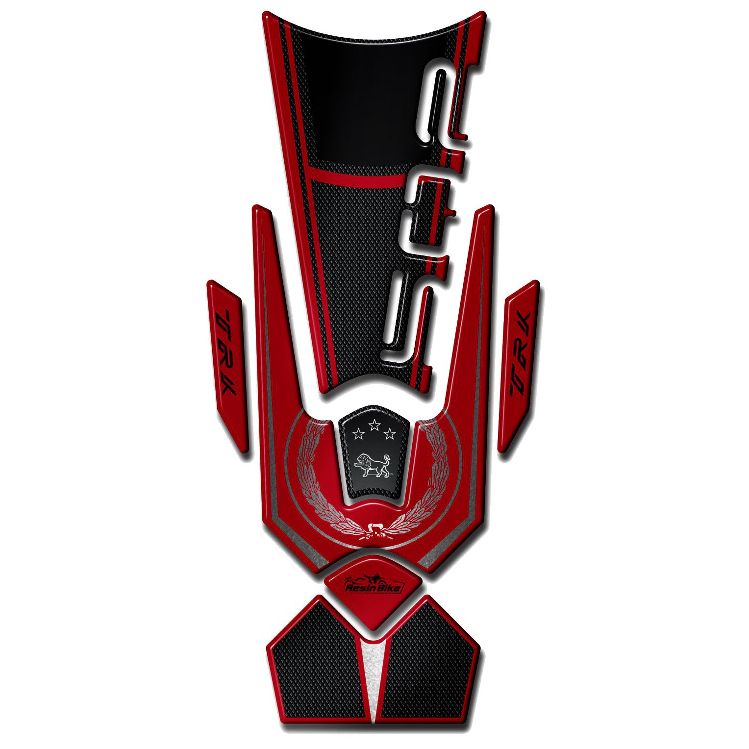 Resin Bike 3D Motorcycle Stickers - Tank Pad | Benelli TRK 502 2020>2023 - Pyramid Motorcycle Accessories