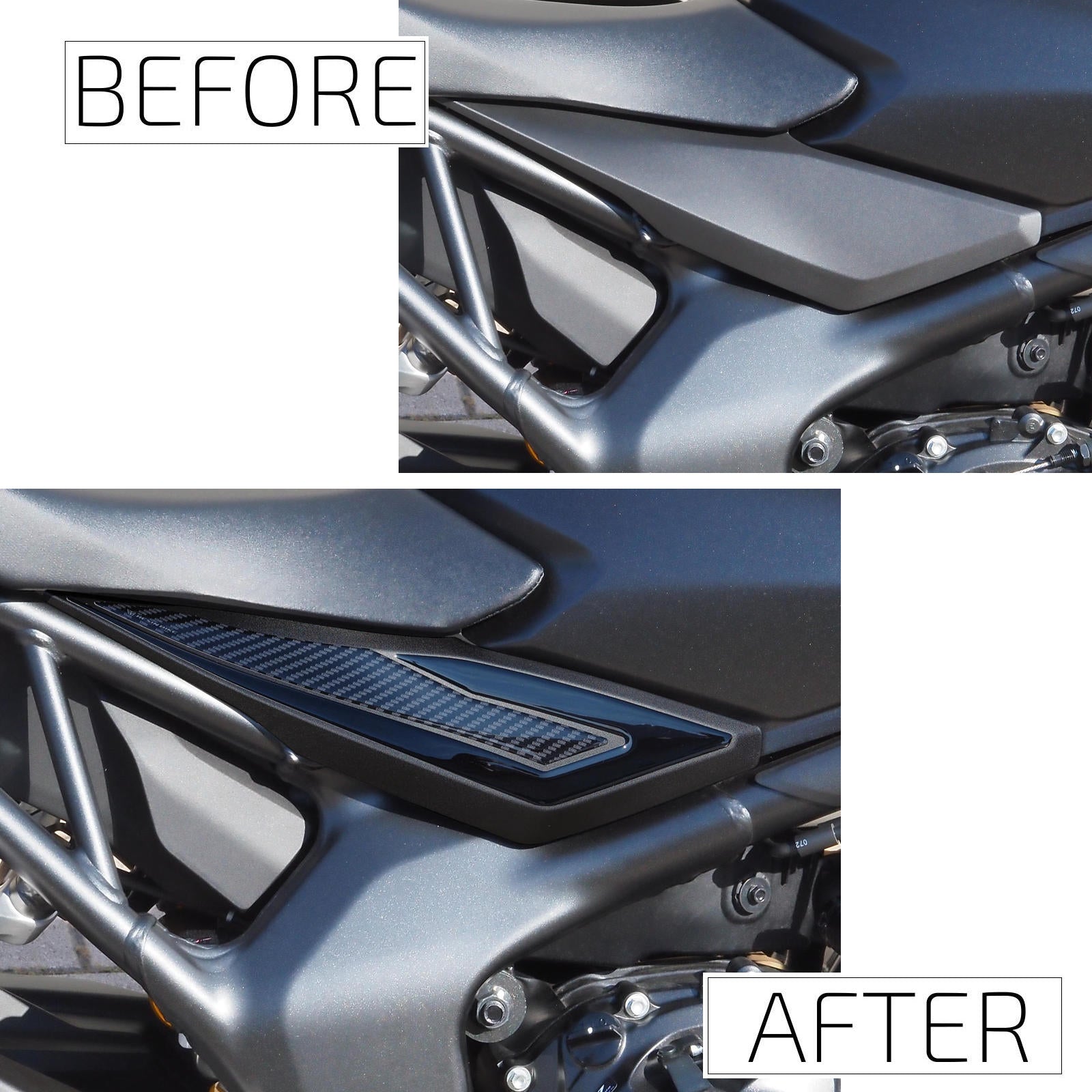 Resin Bike 3D Motorcycle Stickers - Underseat | Honda CB1000 Hornet SP 2025>Current - Pyramid Motorcycle Accessories