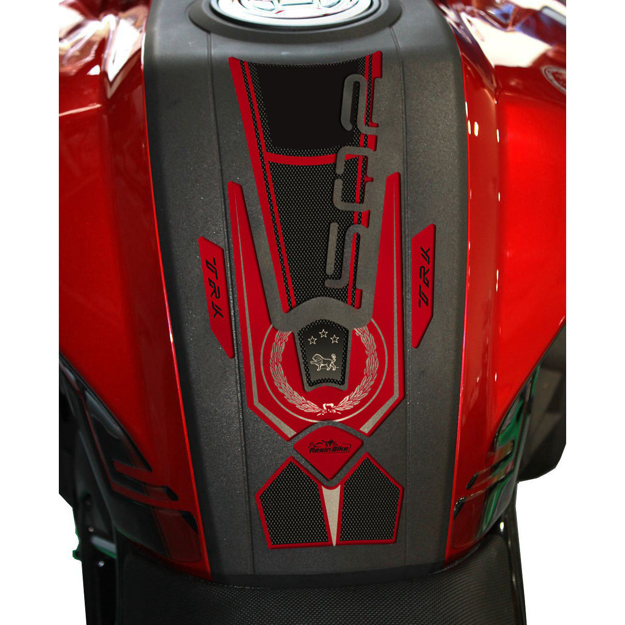 Resin Bike 3D Motorcycle Stickers - Tank Pad | Benelli TRK 502 2020>2023 - Pyramid Motorcycle Accessories