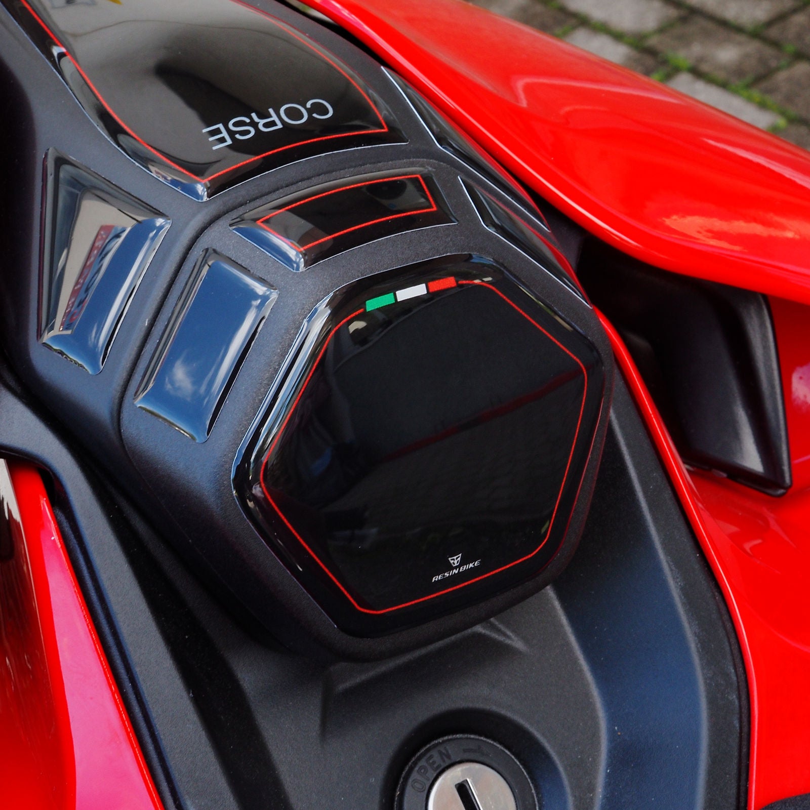 Resin Bike 3D Motorcycle Stickers - Tail Section | Ducati Panigale/Streetfighter V4 / V4 S 2025>2026 - Pyramid Motorcycle Accessories
