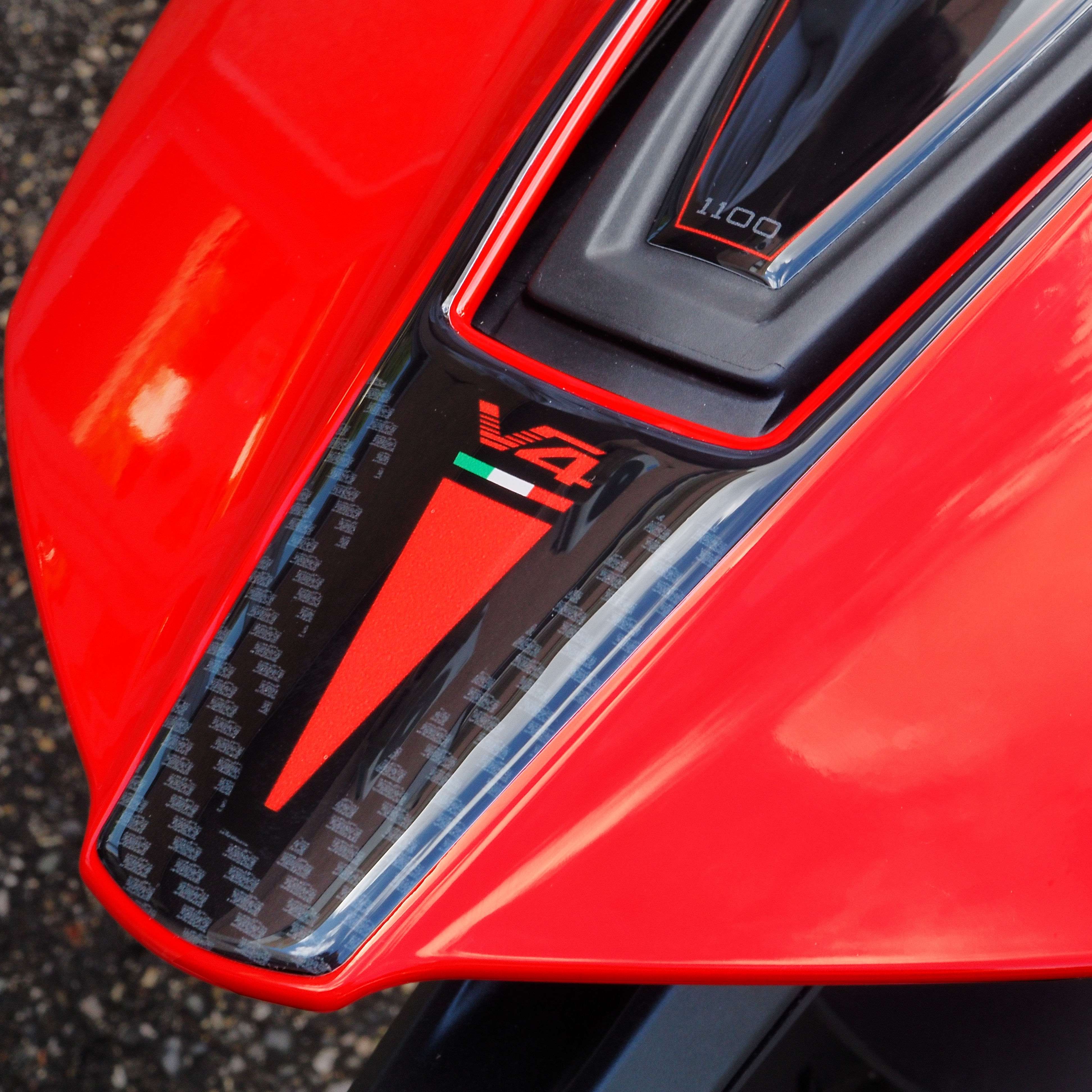 Resin Bike 3D Motorcycle Stickers - Tail Section | Ducati Panigale/Streetfighter V4 / V4 S 2025>2026 - Pyramid Motorcycle Accessories