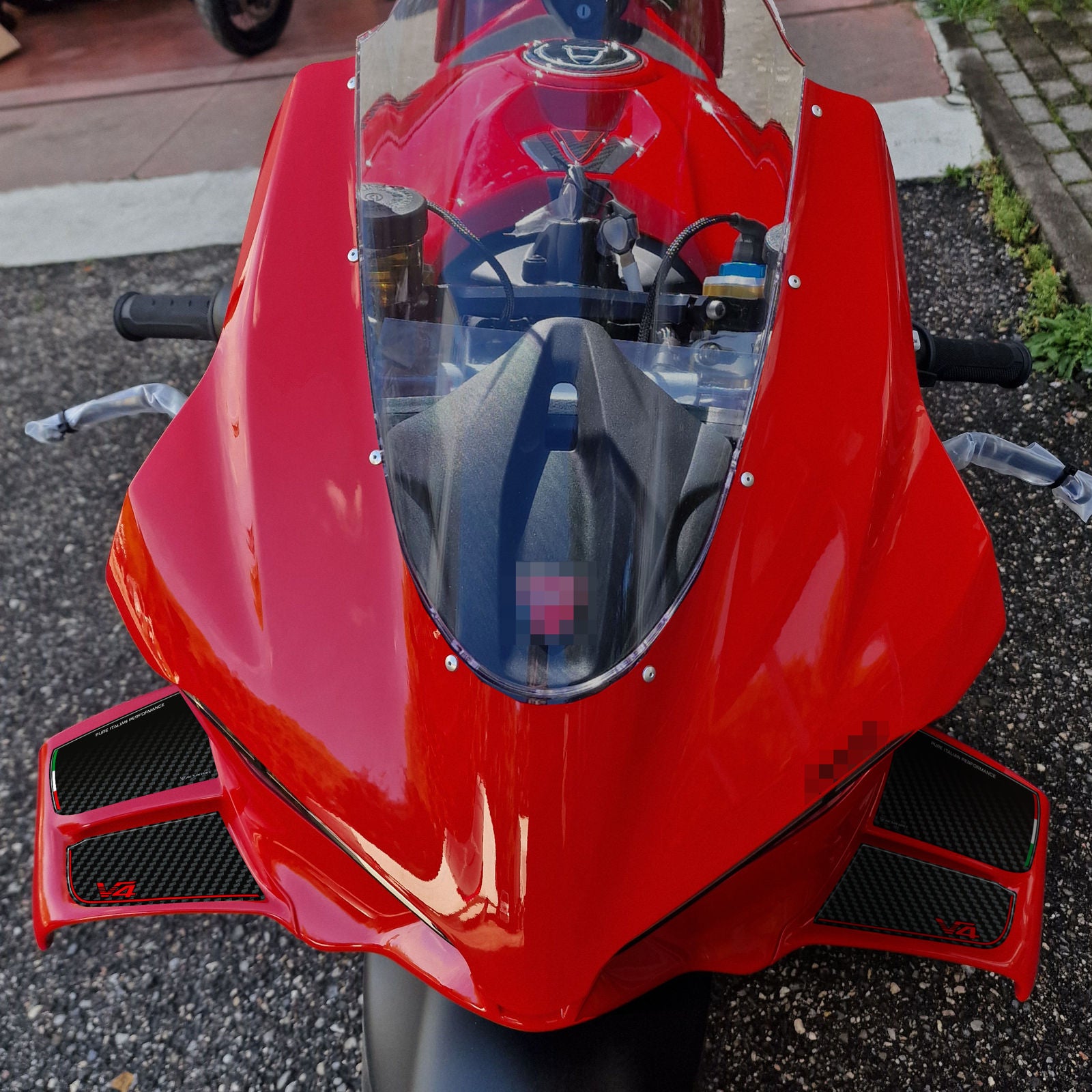 Resin Bike 3D Motorcycle Stickers - Wings| Ducati Panigale/Streetfighter V4 / V4 S 2025>2026 - Pyramid Motorcycle Accessories