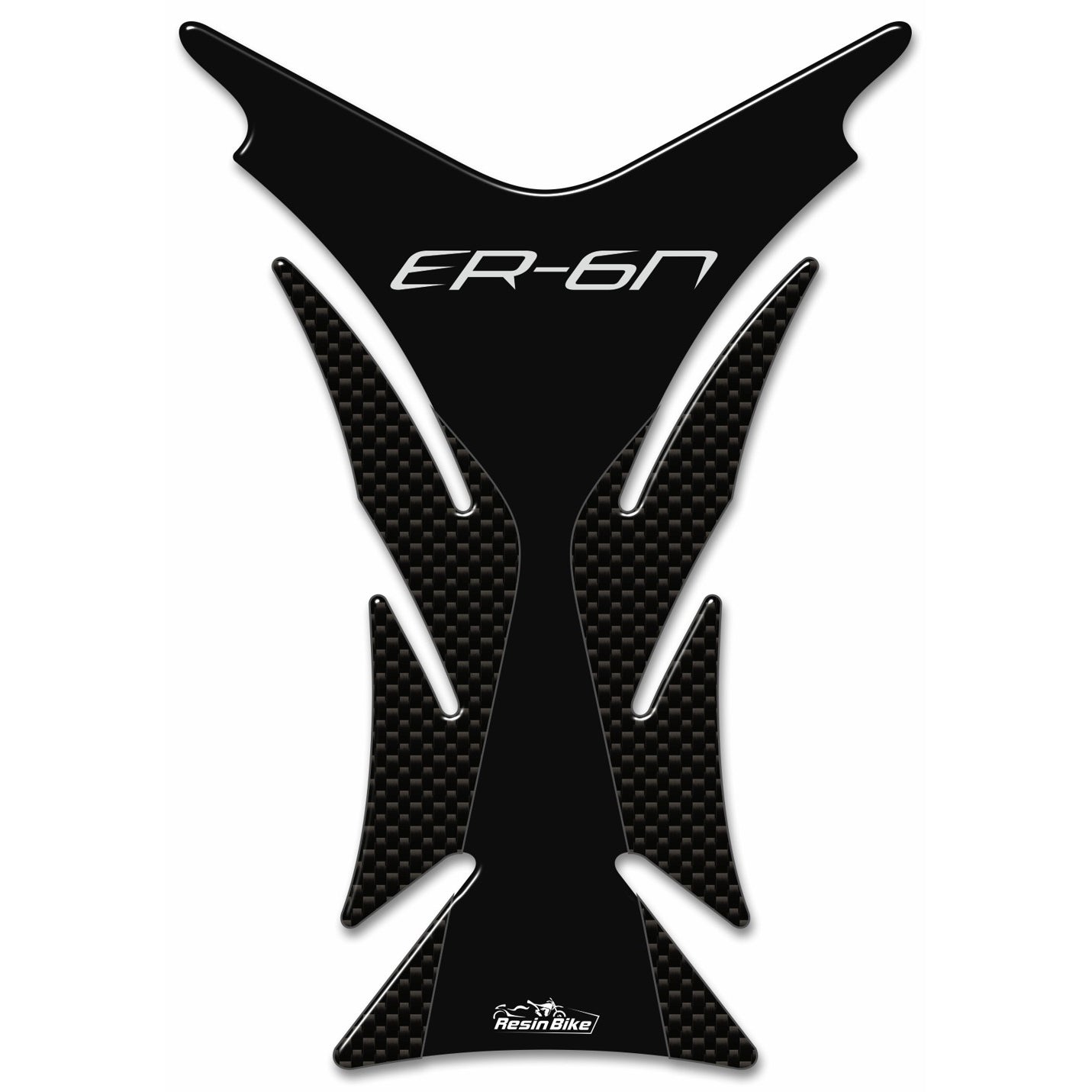 Resin Bike 3D Motorcycle Stickers - Tank Pad | Kawasaki ER-6N 2010>2016 RB-B57R3122 - Pyramid Motorcycle Accessories