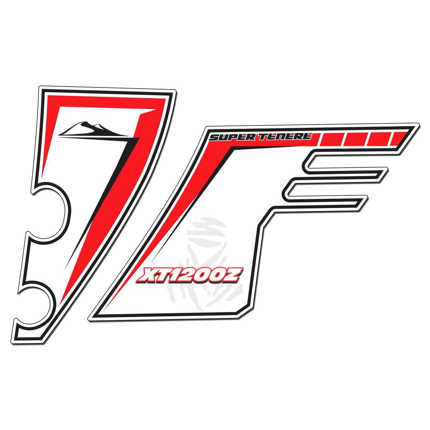 Resin Bike 3D Motorcycle Stickers - Exhaust | Yamaha XT 1200 Z Super Tenere 2010>2015 RB-IF_8C95FCD1 - Pyramid Motorcycle Accessories