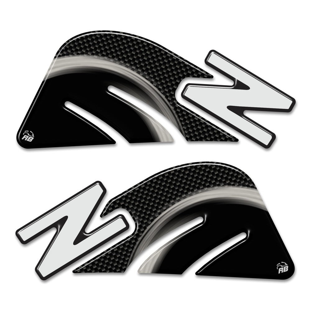 Resin Bike 3D Motorcycle Stickers - Tank Sides | Kawasaki Z 750 2006>2012 - Pyramid Motorcycle Accessories