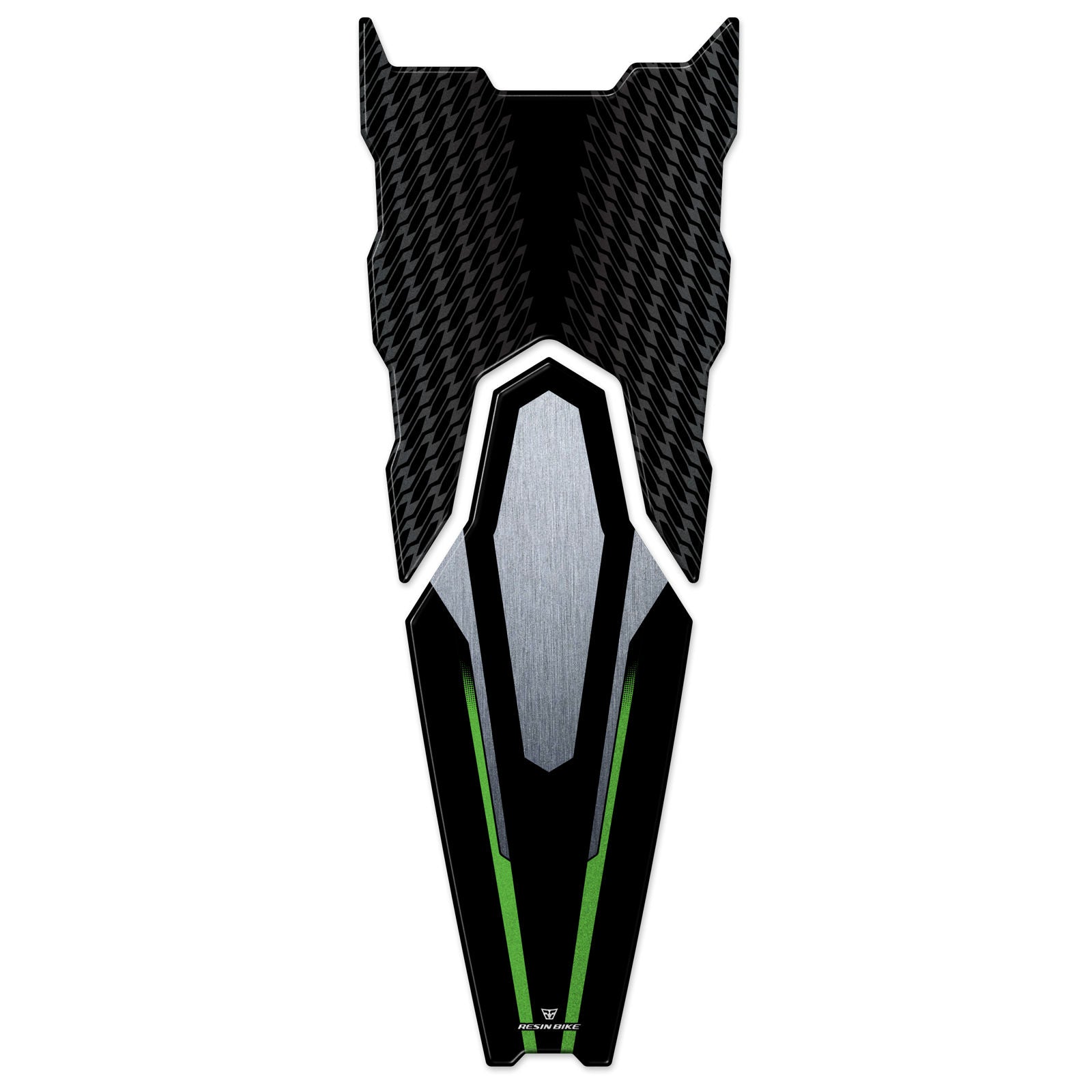 Resin Bike 3D Motorcycle Stickers - Tank Pad | Kawasaki Versys 1100 2025>2026 - Pyramid Motorcycle Accessories