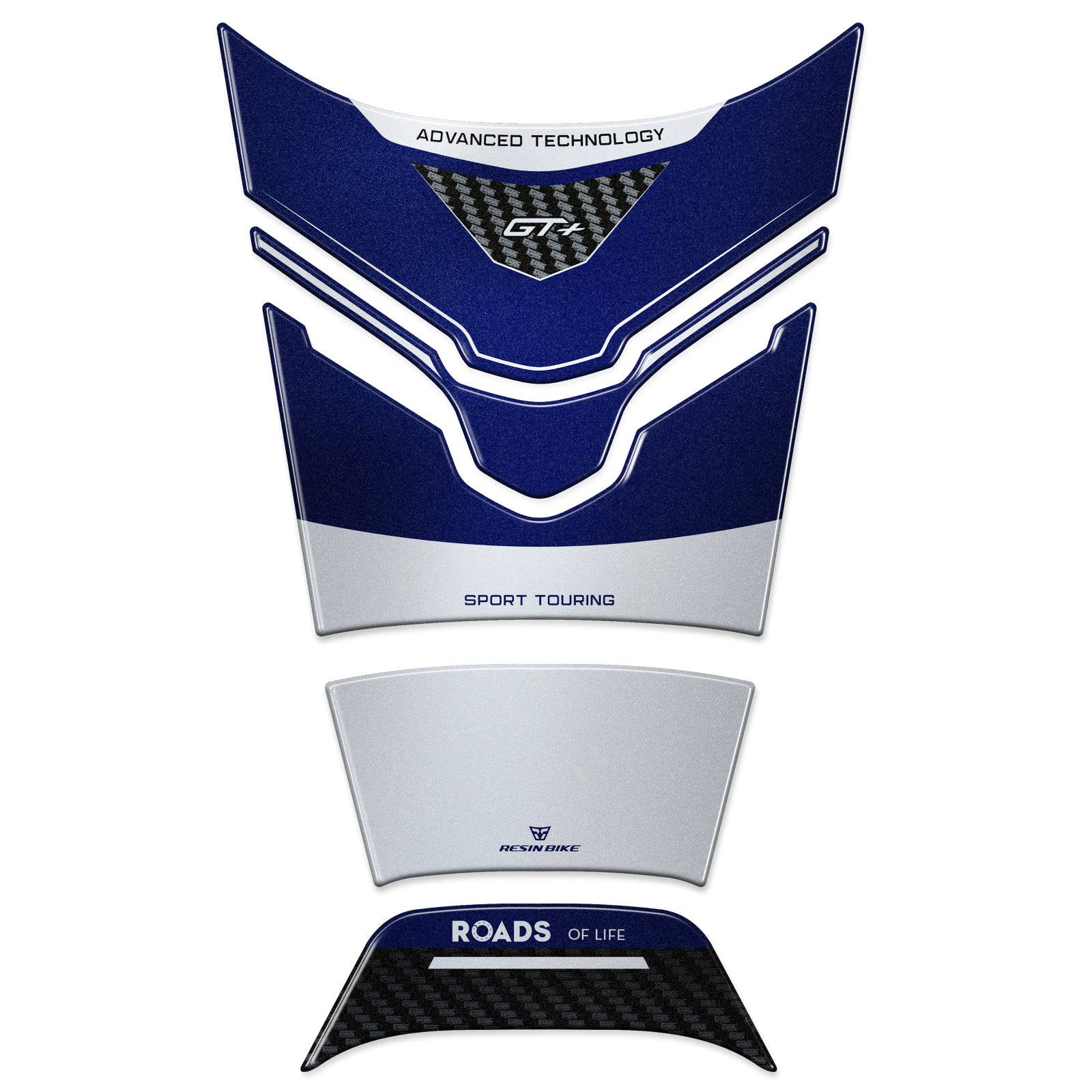 Resin Bike 3D Motorcycle Stickers - Tank Pad | Yamaha Tracer 9 GT+ 2025>2026 RB-1000781000007 - Pyramid Motorcycle Accessories