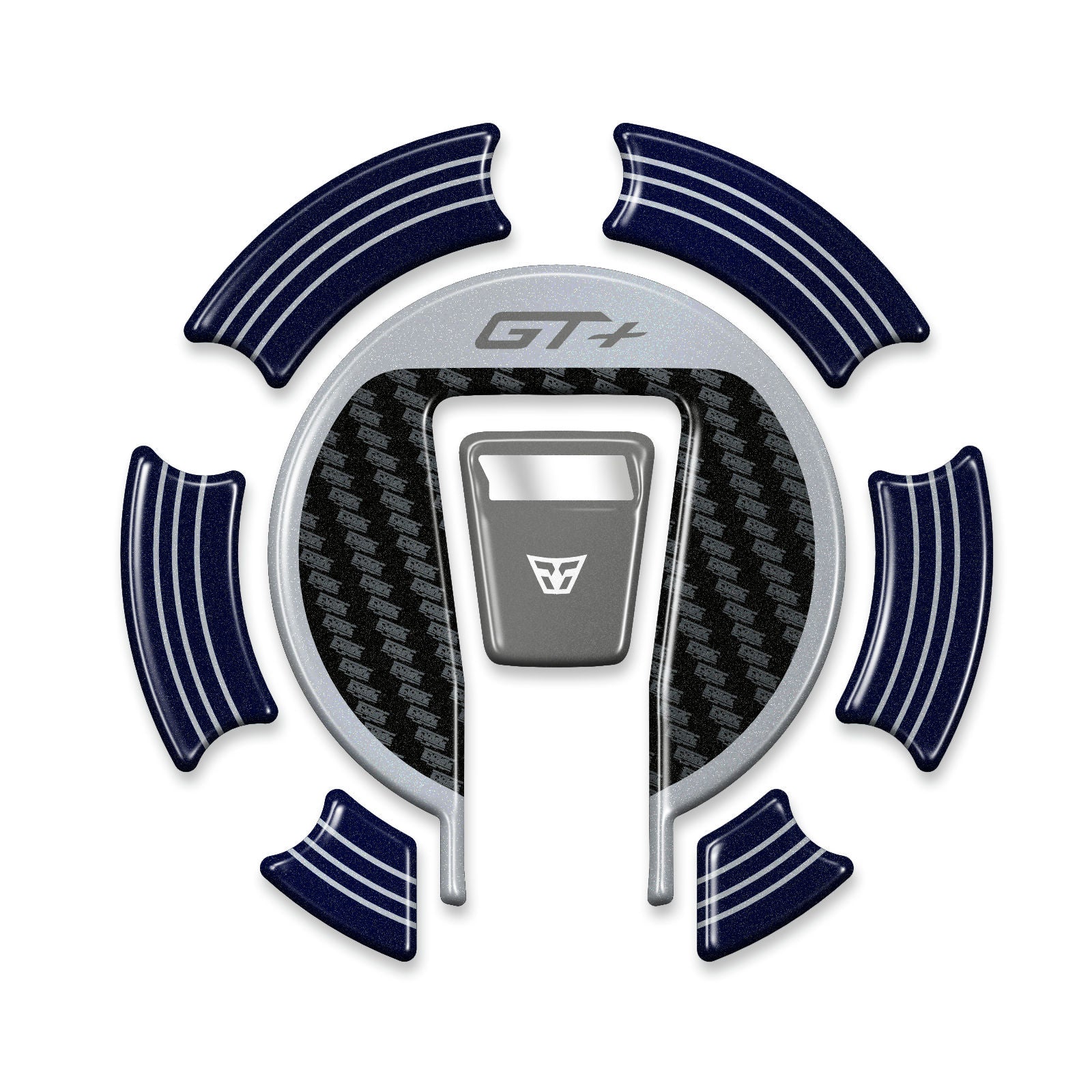 Resin Bike 3D Motorcycle Stickers - Fuel Cap | Yamaha Tracer 9 GT+ 2025>2026 RB-1000781100004 - Pyramid Motorcycle Accessories