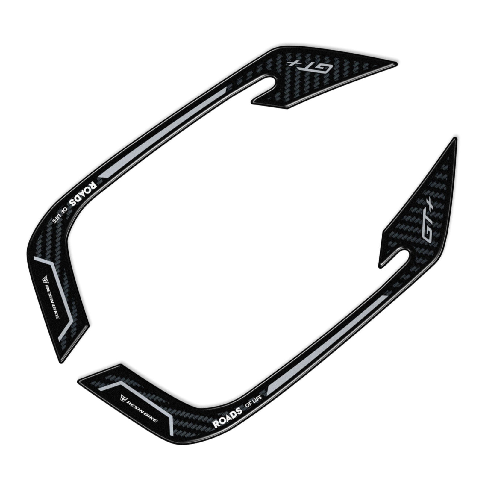 Resin Bike 3D Motorcycle Stickers - Passenger Handles | Yamaha Tracer 9 GT+ 2025>2026 RB-1000781300008 - Pyramid Motorcycle Accessories