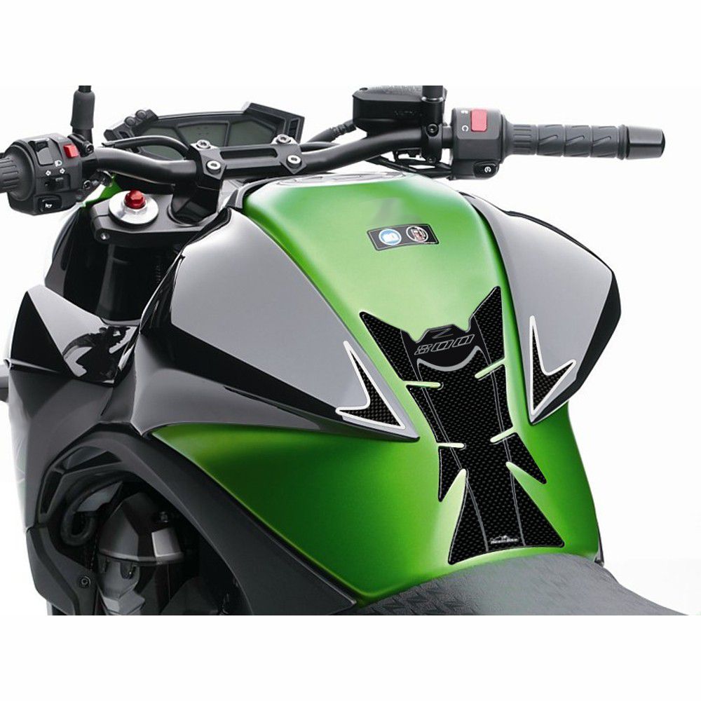 Resin Bike 3D Motorcycle Stickers - Tank Pad | Kawasaki Z 800 2013>2016 - Pyramid Motorcycle Accessories