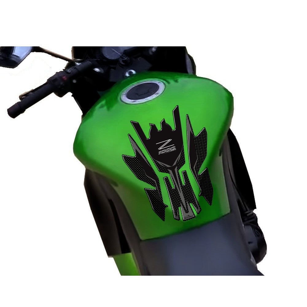 Resin Bike 3D Motorcycle Stickers - Tank Pad | Kawasaki Z 1000 SX 2017>2020 RB-B74318Z2ย -ย ย Pyramid Motorcycle Accessories