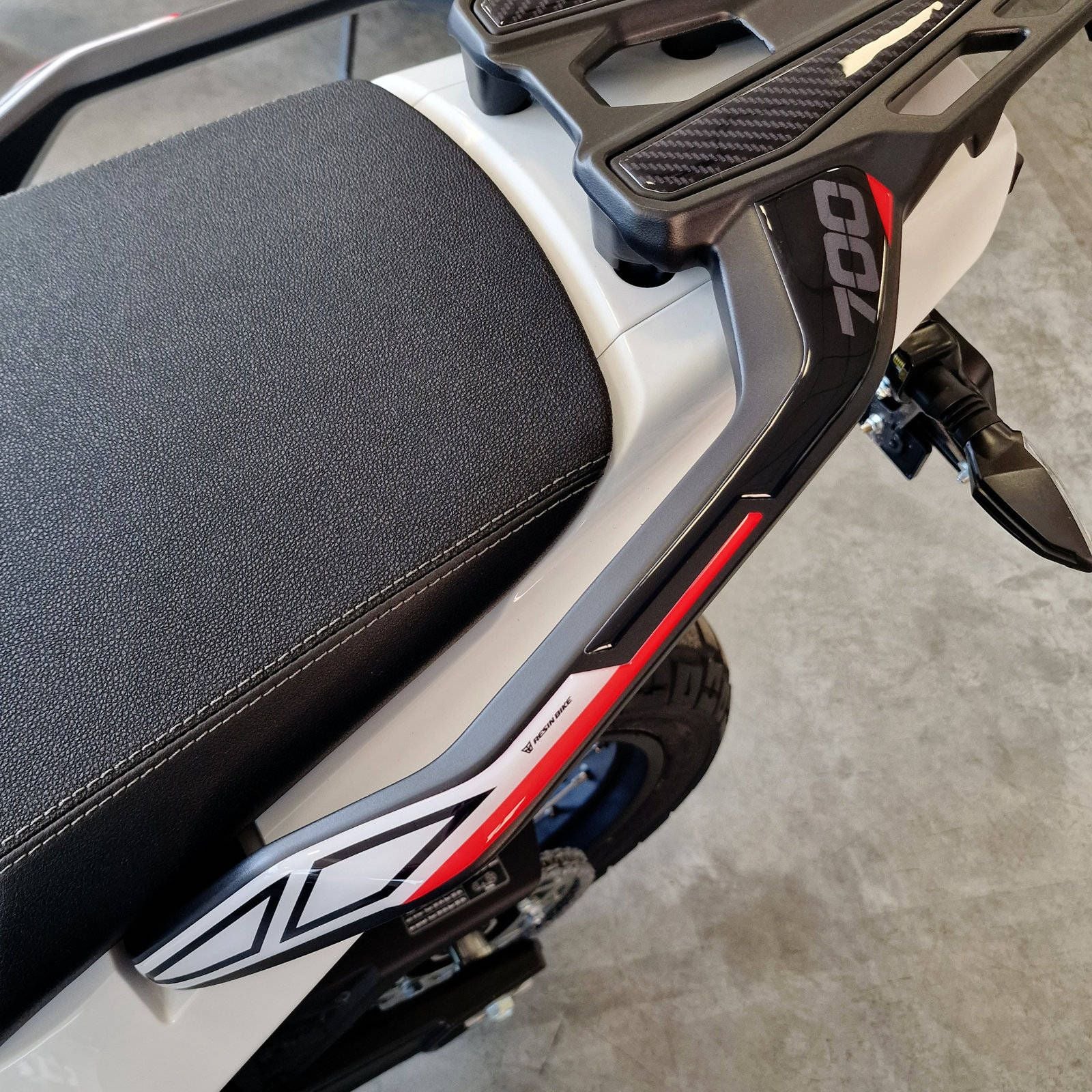 Resin Bike 3D Motorcycle Stickers - Passenger Handles | Moto Morini X-Cape 700 2025>2026 RB-1000788100007 - Pyramid Motorcycle Accessories