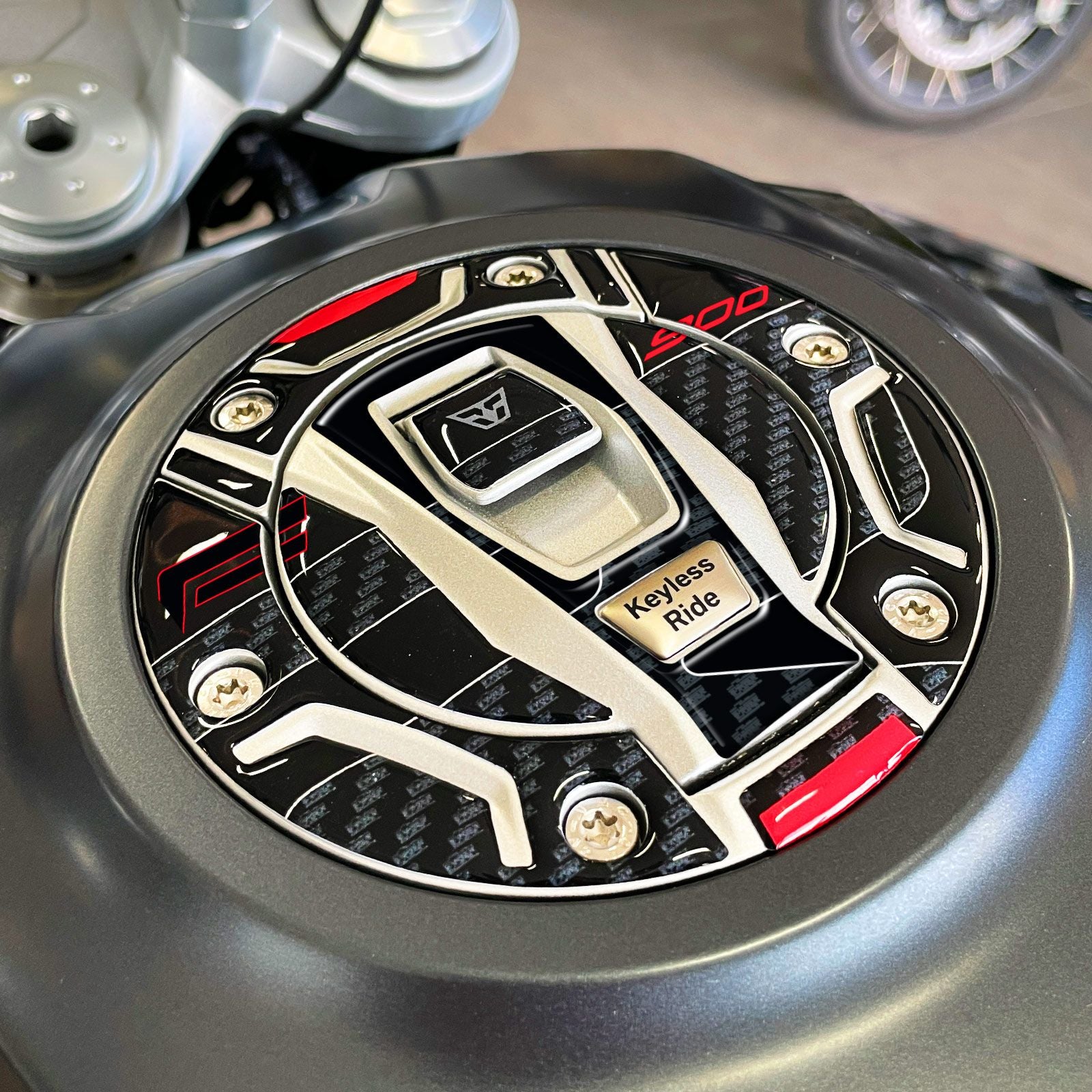 Resin Bike 3D Motorcycle Stickers - Frontal Area | BMW F 900 R 2020>2026 - Pyramid Motorcycle Accessories