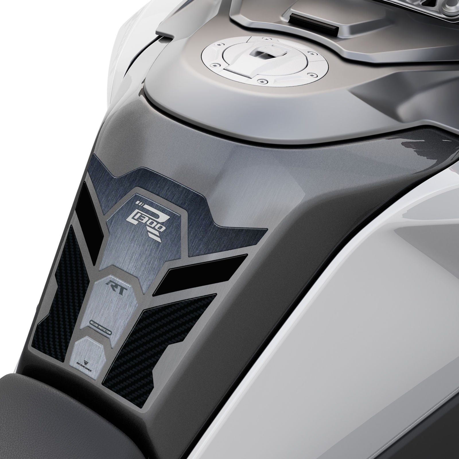 Resin Bike 3D Motorcycle Stickers - Tank Pad | BMW R 1300 RT 2025>2026 - Pyramid Motorcycle Accessories