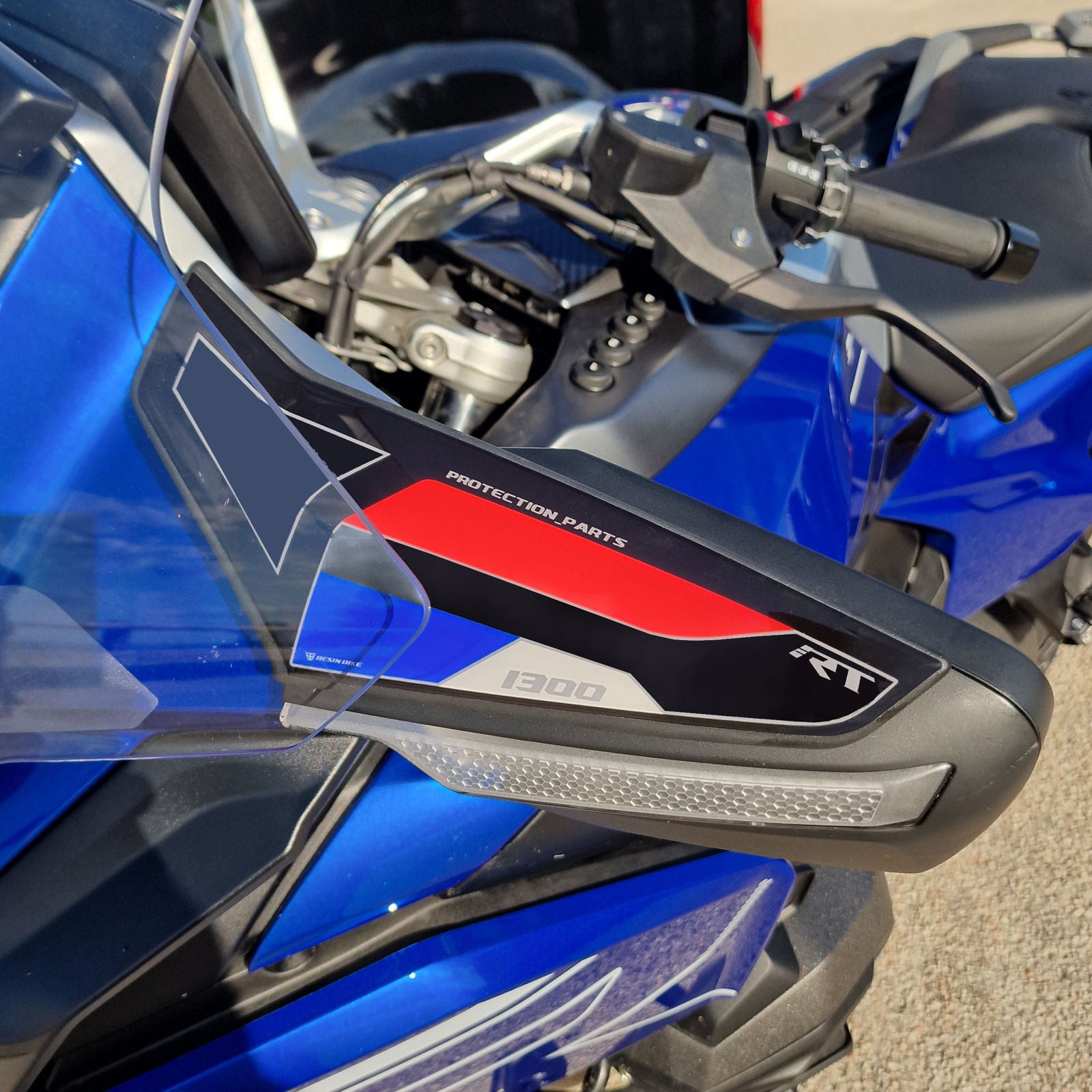 Resin Bike 3D Motorcycle Stickers - Handguards | BMW R 1300 RT 2025>2026 - Pyramid Motorcycle Accessories