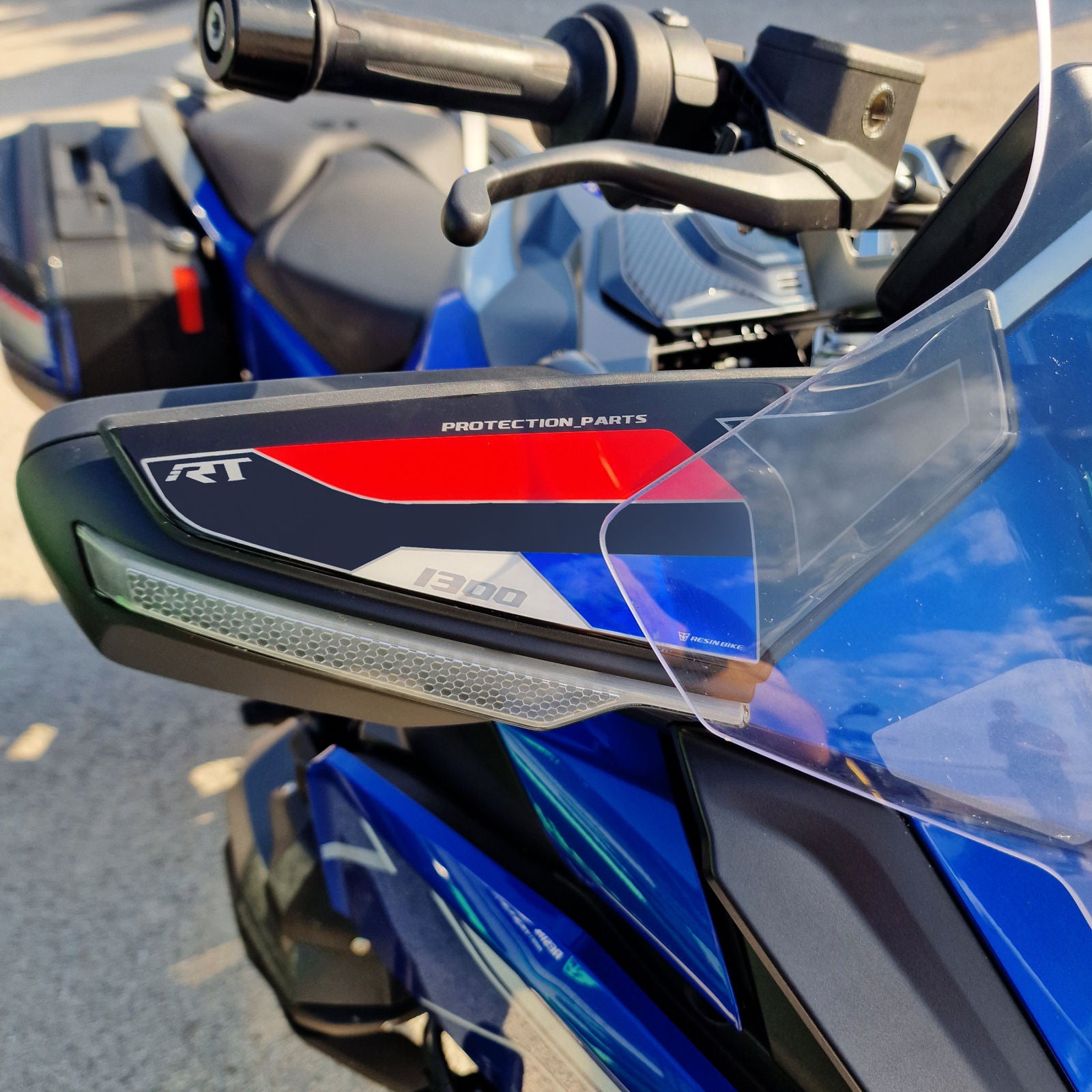 Resin Bike 3D Motorcycle Stickers - Handguards | BMW R 1300 RT 2025>2026 - Pyramid Motorcycle Accessories