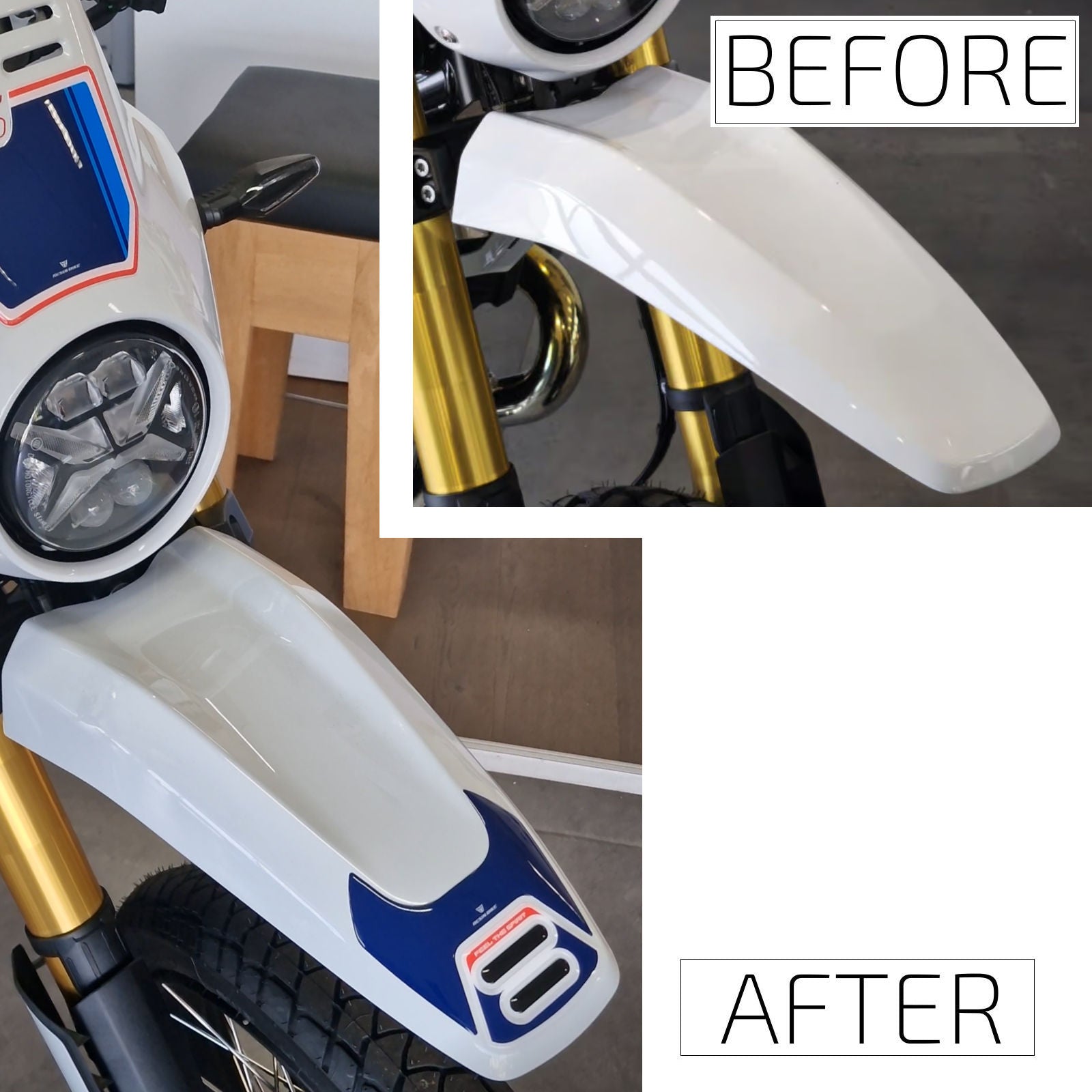 Resin Bike 3D Motorcycle Stickers - Footboard | BMW R 12 G/S 2025>2026 - Pyramid Motorcycle Accessories