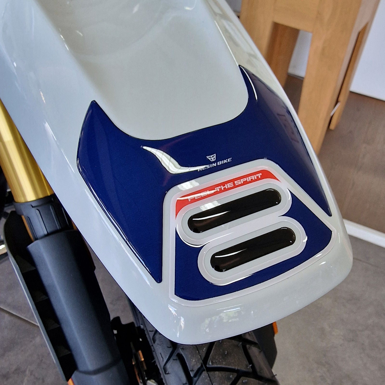 Resin Bike 3D Motorcycle Stickers - Footboard | BMW R 12 G/S 2025>2026 - Pyramid Motorcycle Accessories