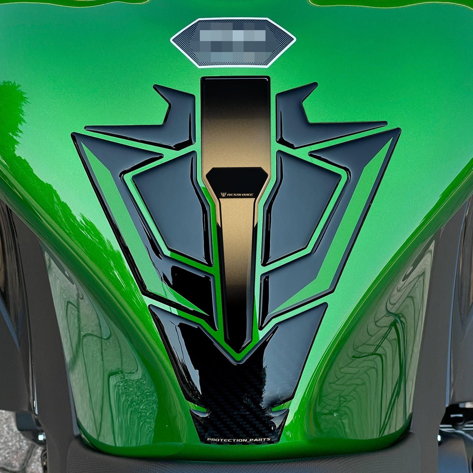 Resin Bike 3D Motorcycle Stickers - Full Kit | Kawasaki Ninja 1100 SX SE 2025>Current - Pyramid Motorcycle Accessories