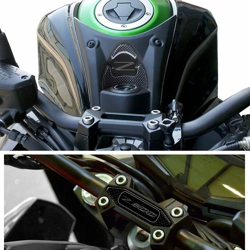 Resin Bike 3D Motorcycle Stickers - Key Area | Kawasaki Z 800 2013>2016 - Pyramid Motorcycle Accessories