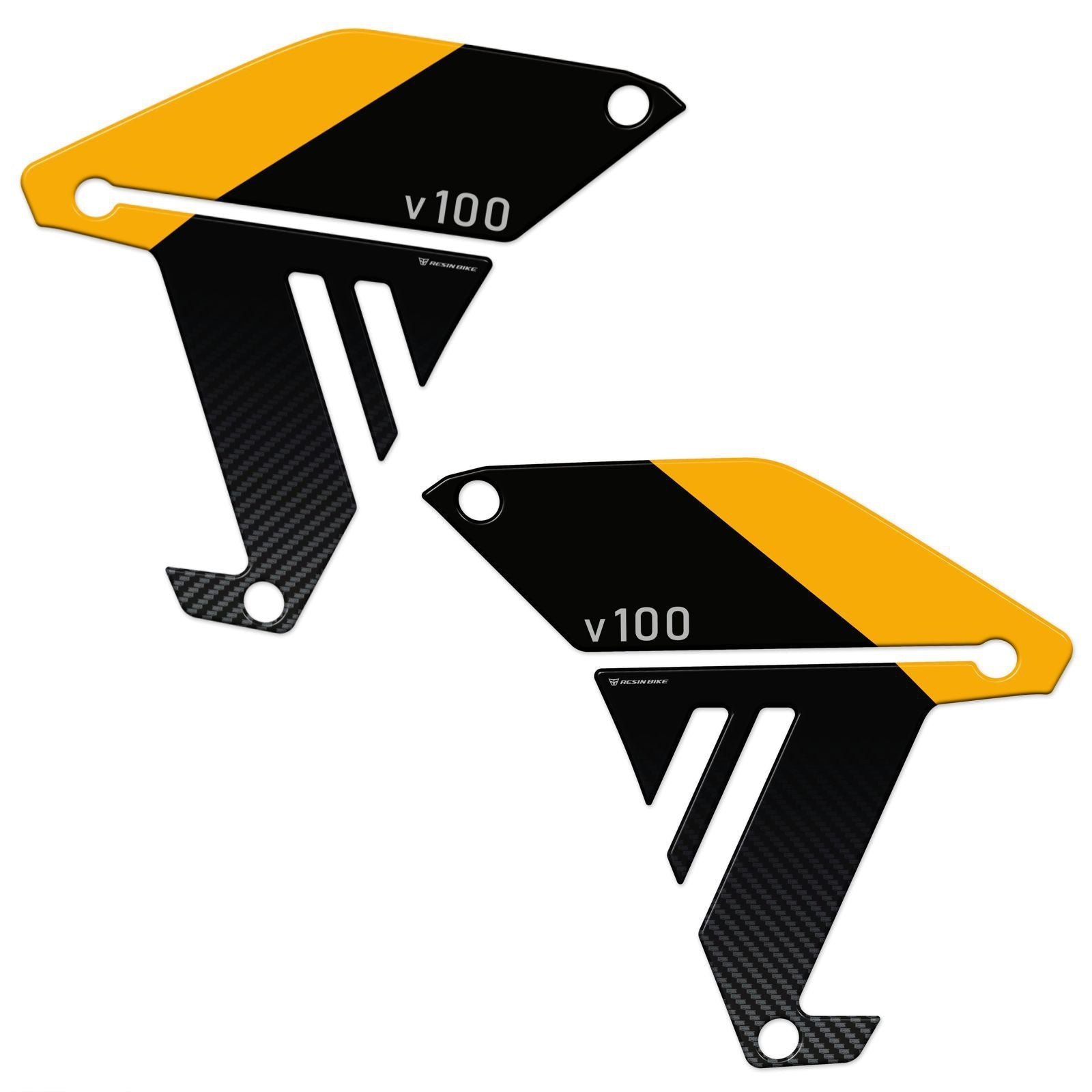 Resin Bike 3D Motorcycle Stickers - Side Panels | Moto Guzzi Stelvio 2024>2026 RB-1000795500005 - Pyramid Motorcycle Accessories