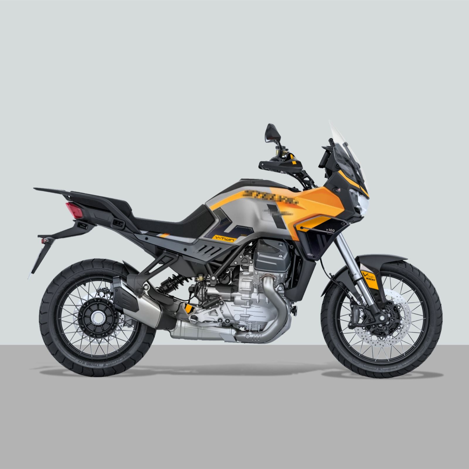 Resin Bike 3D Motorcycle Stickers - Full Kit | Moto Guzzi Stelvio 2024>2026 - Pyramid Motorcycle Accessories