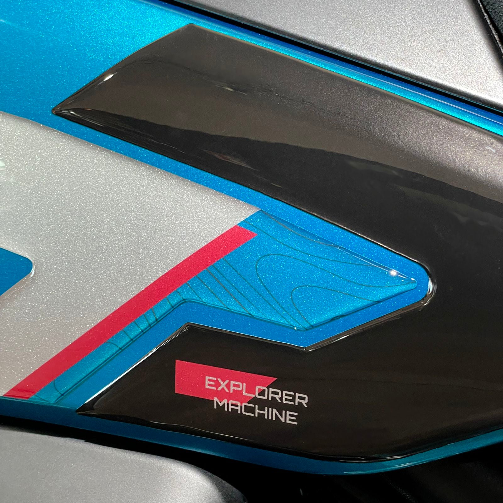 Resin Bike 3D Motorcycle Stickers - Tank Sides | CFMoto 800MT-X 2025>2026 - Pyramid Motorcycle Accessories