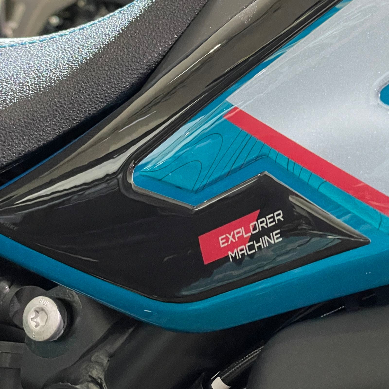Resin Bike 3D Motorcycle Stickers - Tank Sides | CFMoto 800MT-X 2025>2026 - Pyramid Motorcycle Accessories