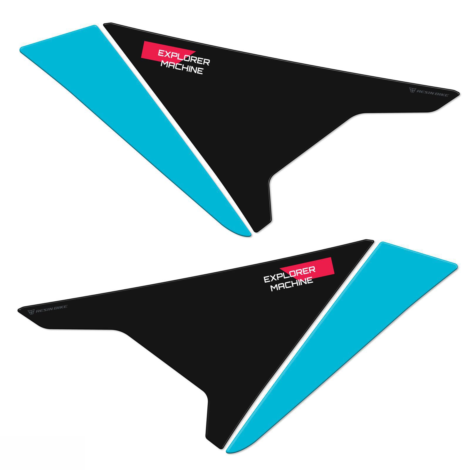 Resin Bike 3D Motorcycle Stickers - Side Panels | CFMoto 800MT-X 2025>2026 - Pyramid Motorcycle Accessories