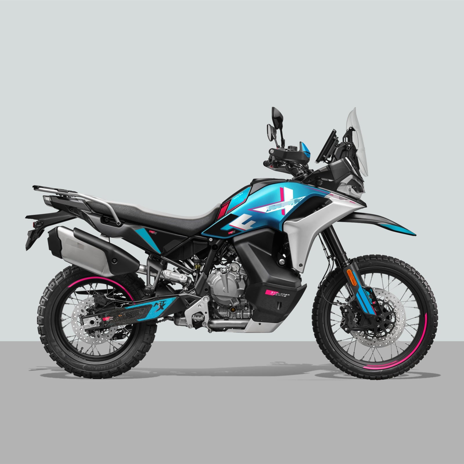 Resin Bike 3D Motorcycle Stickers - Basic Kit | CFMoto 800MT-X 2025>2026 - Pyramid Motorcycle Accessories