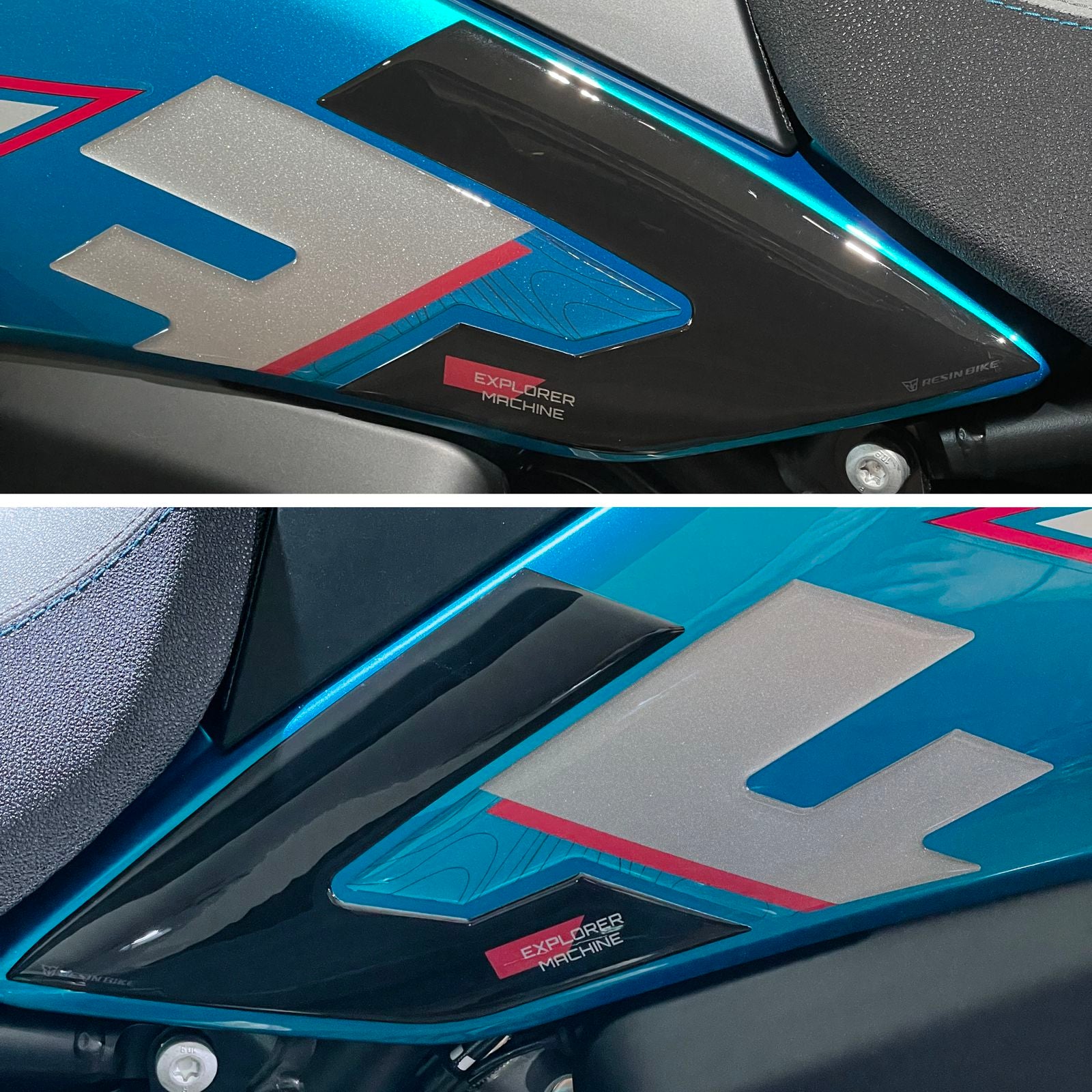 Resin Bike 3D Motorcycle Stickers - Basic Kit | CFMoto 800MT-X 2025>2026 - Pyramid Motorcycle Accessories