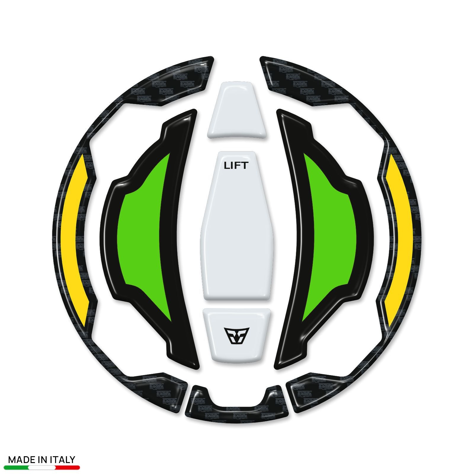 Resin Bike 3D Motorcycle Stickers - Fuel Cap | Kawasaki Ninja ZX-4RR 2025>Current - Pyramid Motorcycle Accessories