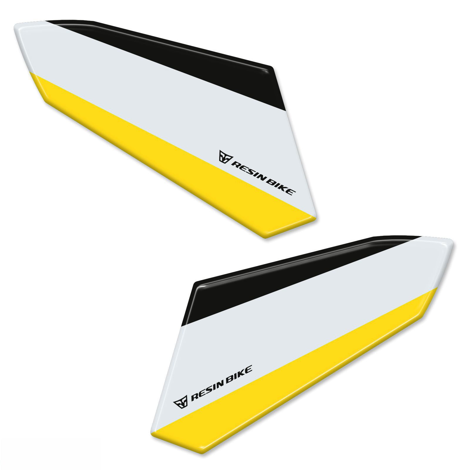 Resin Bike 3D Motorcycle Stickers - Heel Pads | Kawasaki Ninja ZX-4RR 2025>Current - Pyramid Motorcycle Accessories