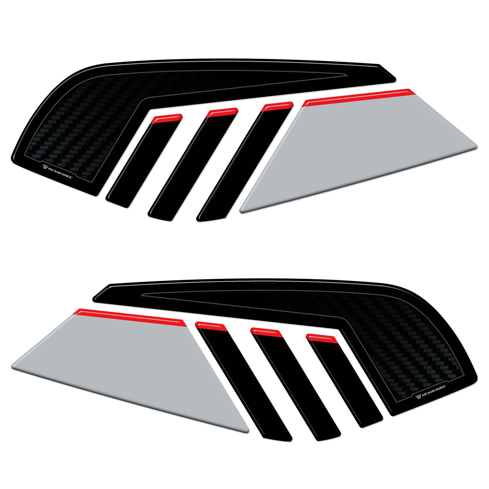 Resin Bike 3D Motorcycle Stickers - Tank Sides | CFMoto 675SR-R 2025>2026 - Pyramid Motorcycle Accessories